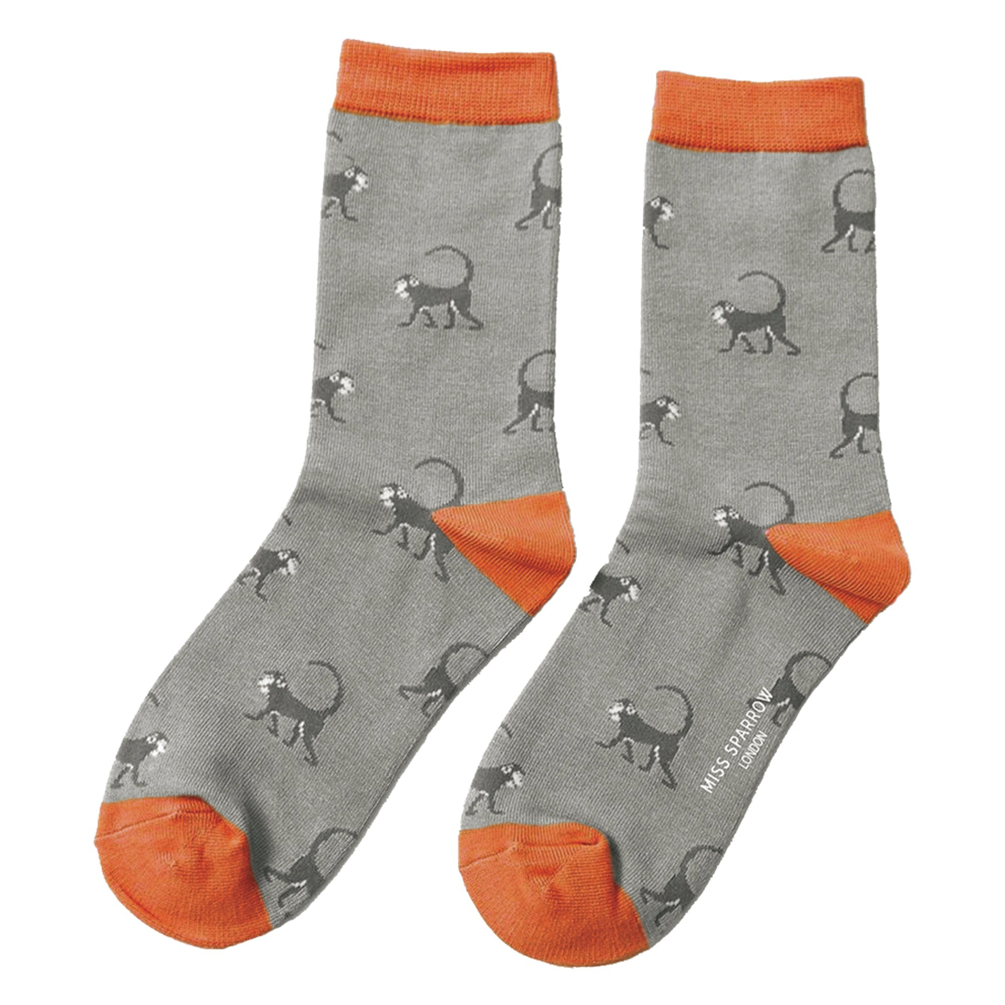 1 Pack Ladies Novelty Monkey Bamboo Socks