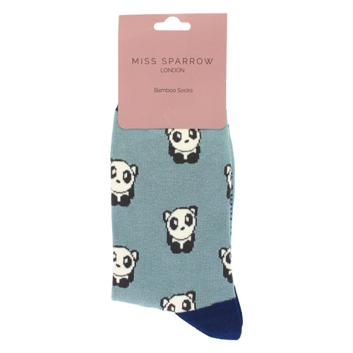 1 Pack Ladies Novelty Duck Egg Pandas Bamboo Socks
