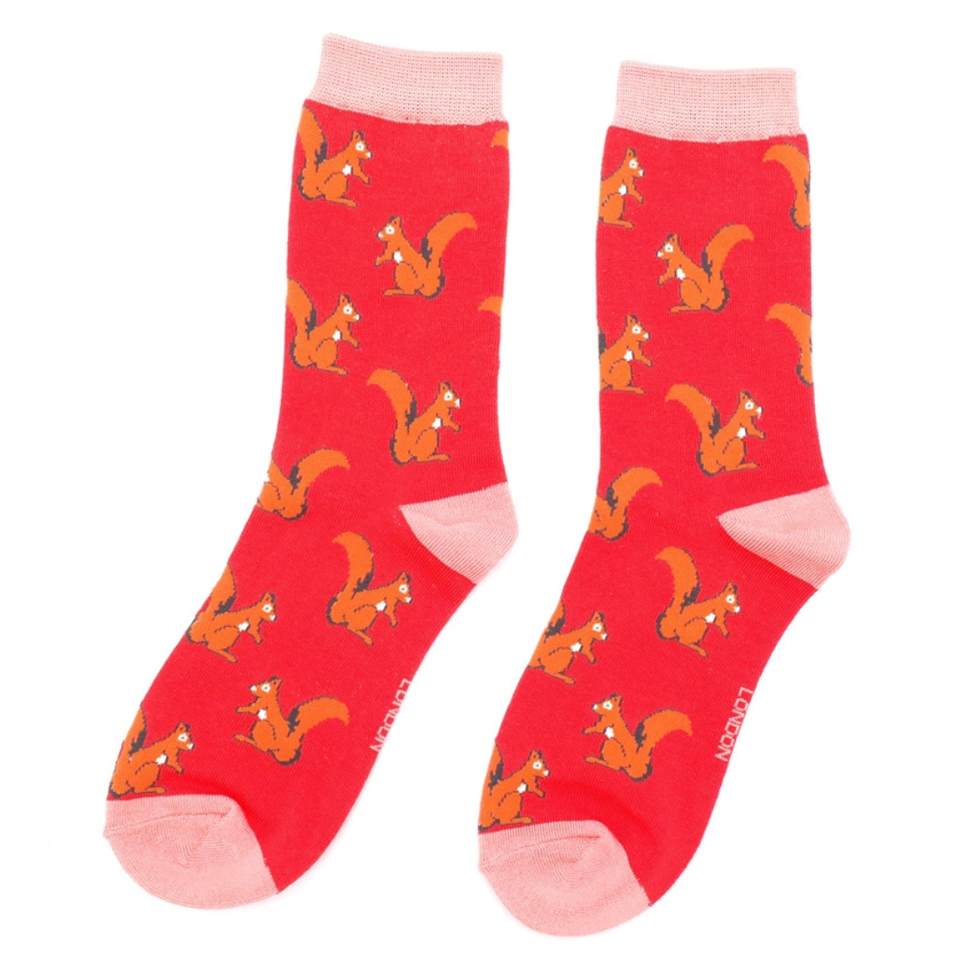 1 Pack Ladies Novelty Orange Chihuahua Bamboo Socks