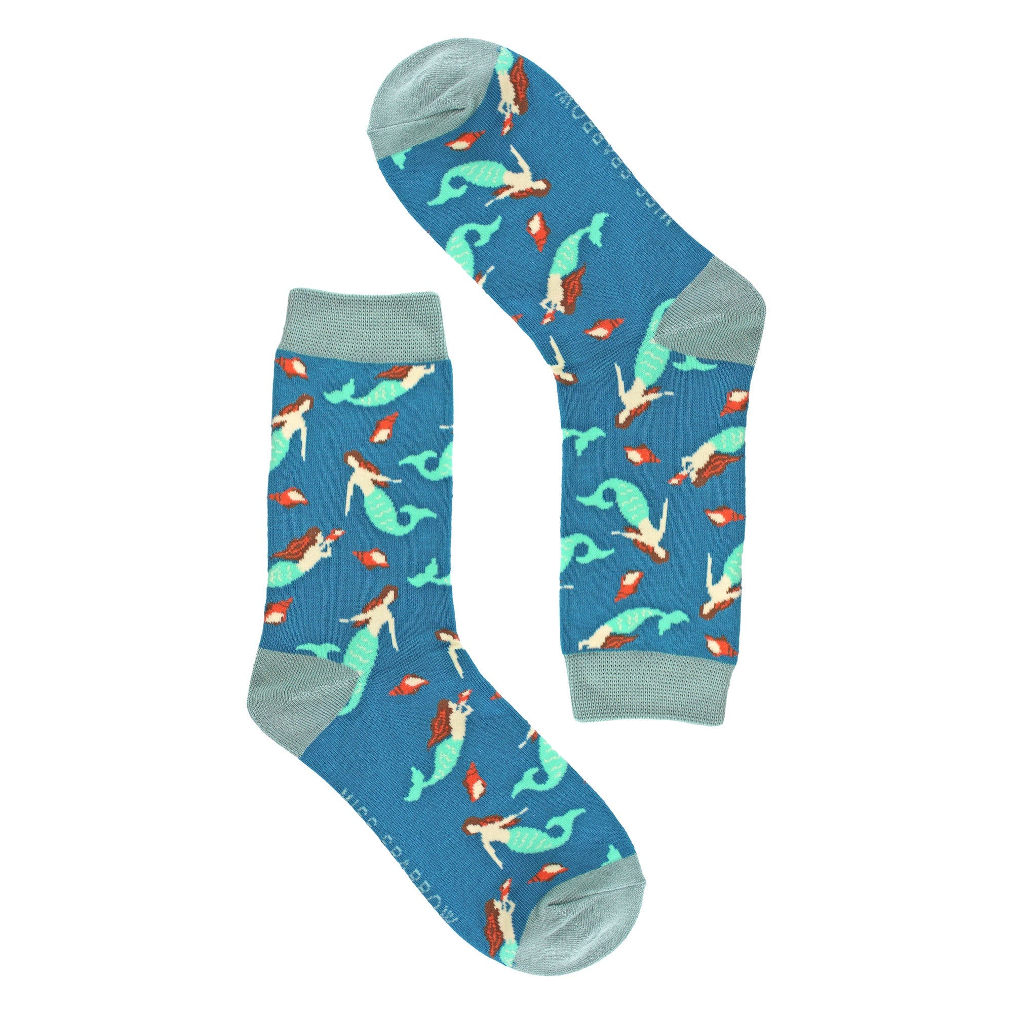 Ladies Mermaids Novelty Patterned Bamboo Socks