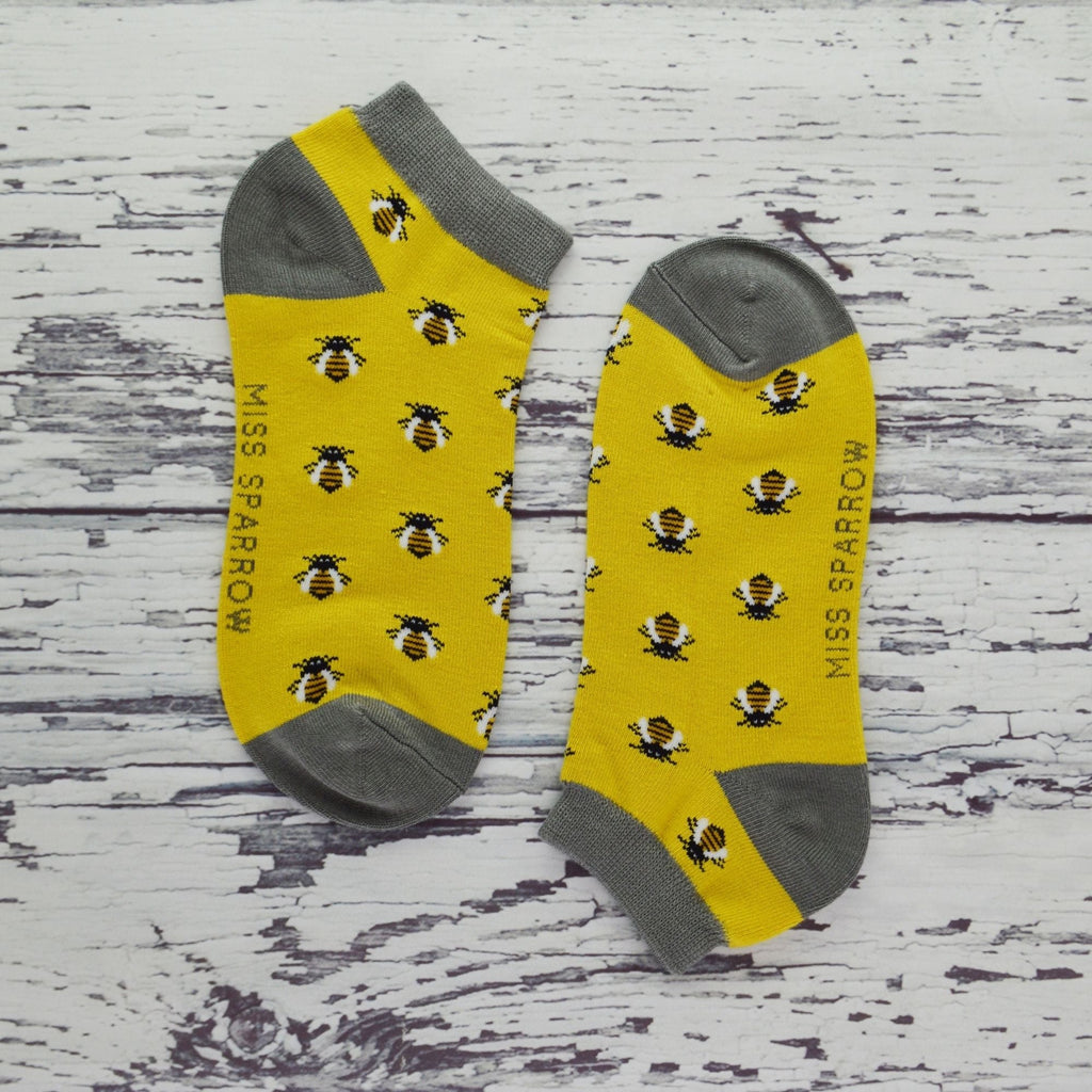 1 Pack Ladies Novelty Animal Themed Bamboo Trainer Socks