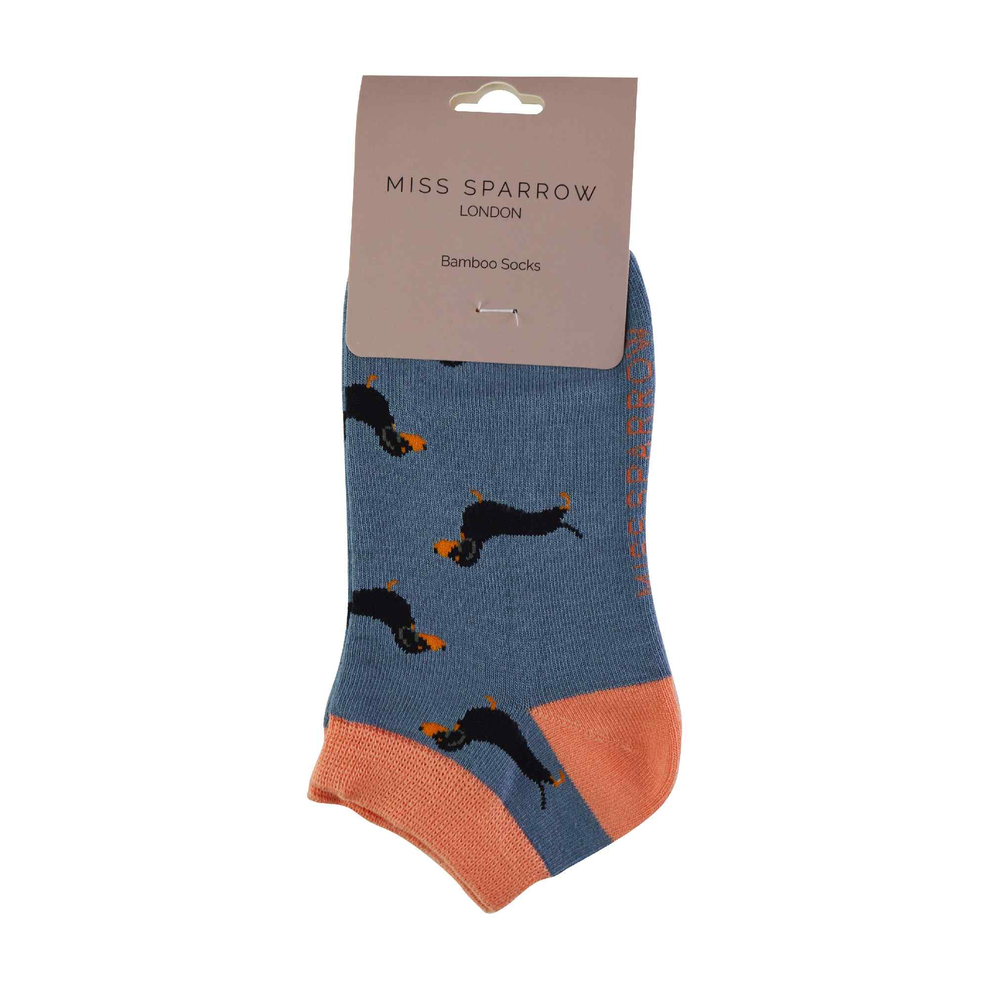 1 Pack Ladies Novelty Animal Themed Bamboo Trainer Socks