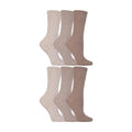 6 Pack Ladies Non Elastic Soft Top Cotton Diabetic Socks