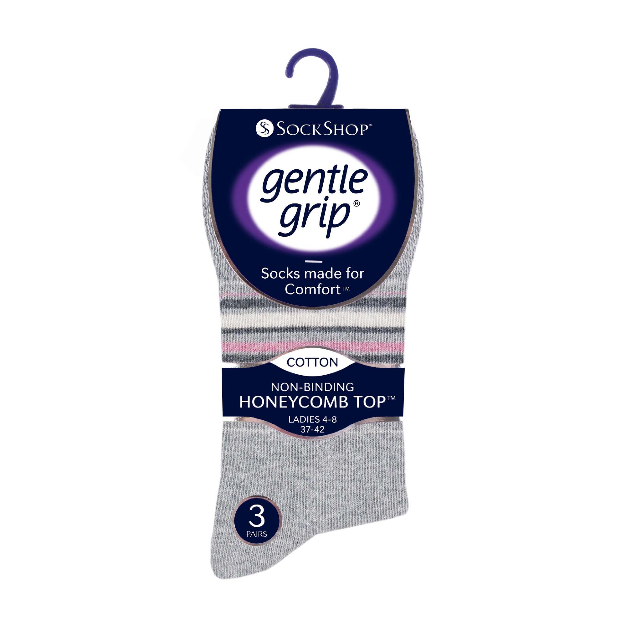 6 Pack Ladies Non Elastic Novelty Design Socks