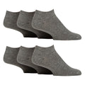 6 Pack Mens Diabetic Trainer Socks | Loose Top Wide Ankle Socks