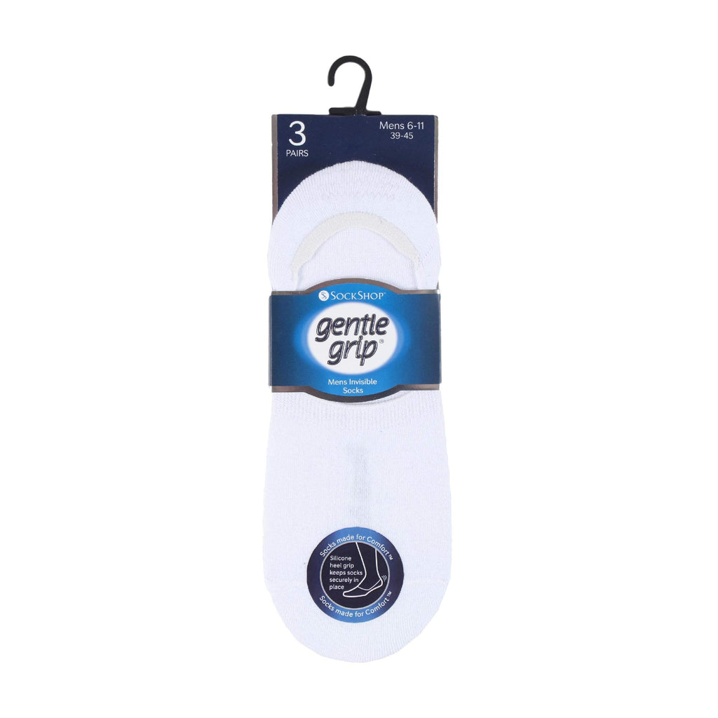6 Pack Mens Invisible No Show Socks with Silicone Grip