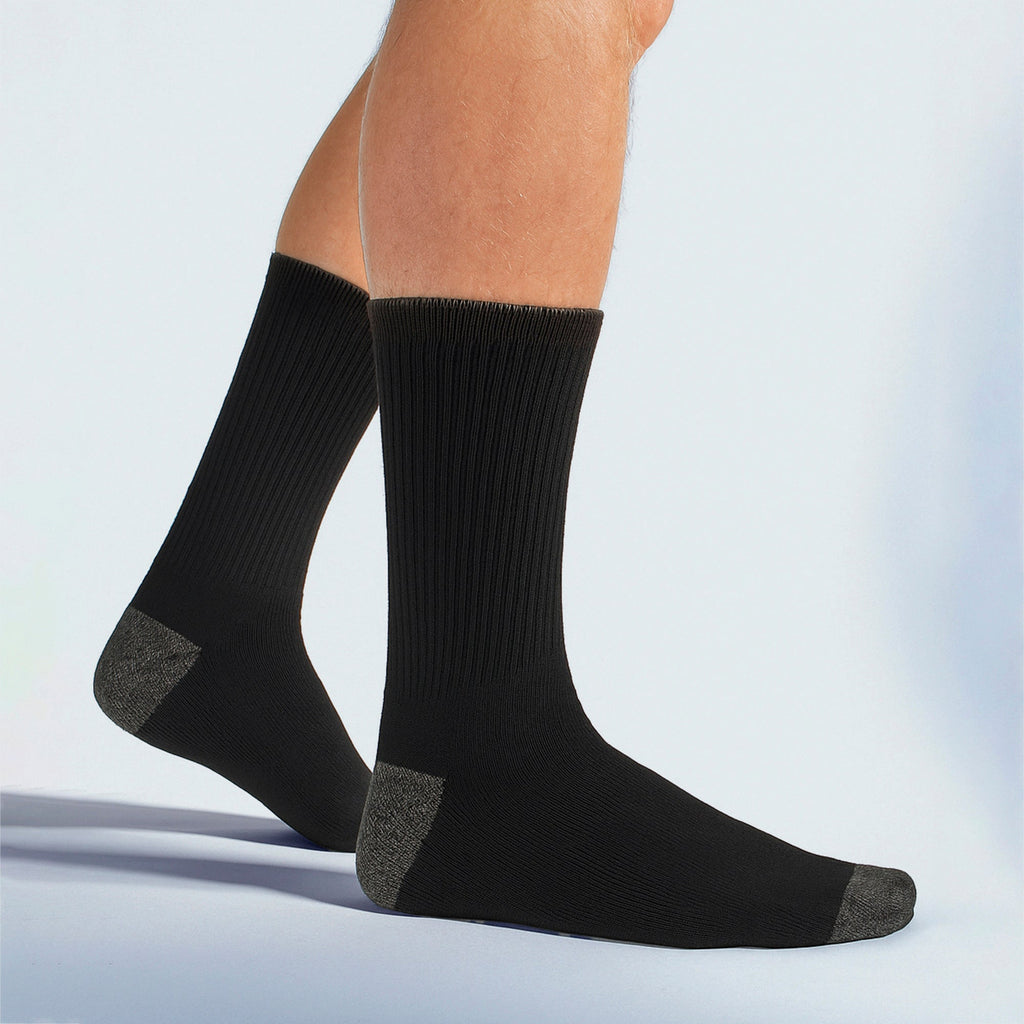 6 Pairs Mens Water Repellent Midweight Outdoor Socks for Hiking & Walking