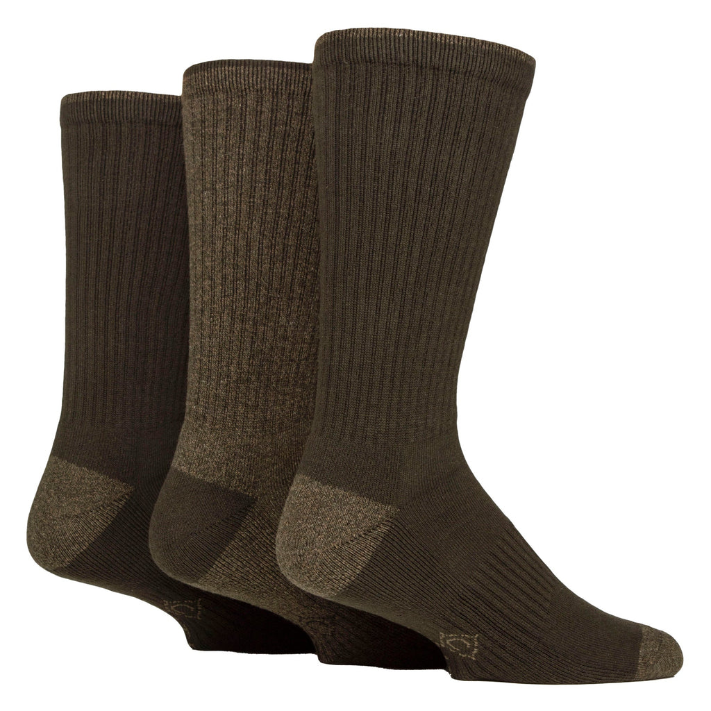 6 Pairs Mens Water Repellent Midweight Outdoor Socks for Hiking & Walking
