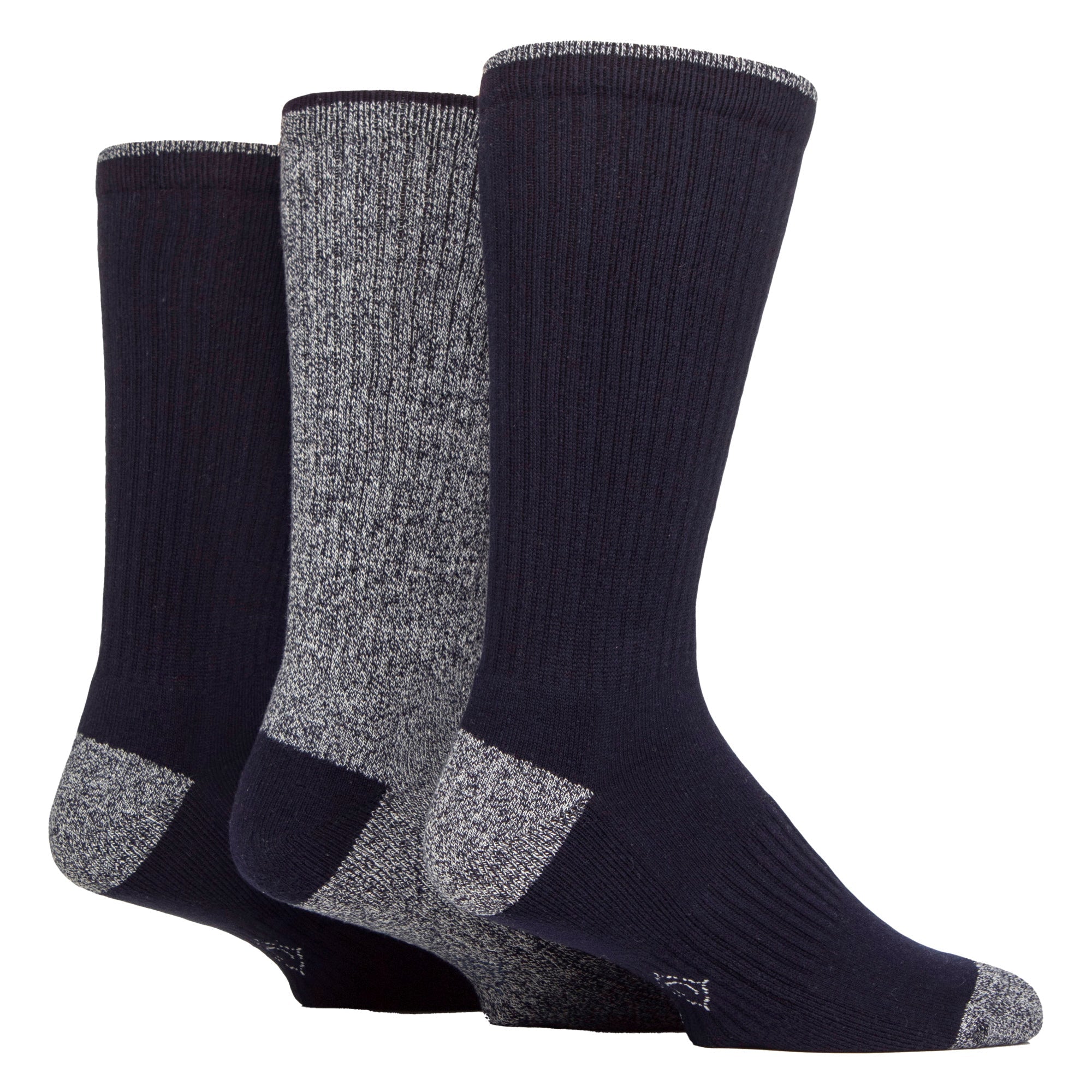 6 Pairs Mens Water Repellent Midweight Outdoor Socks for Hiking & Walking