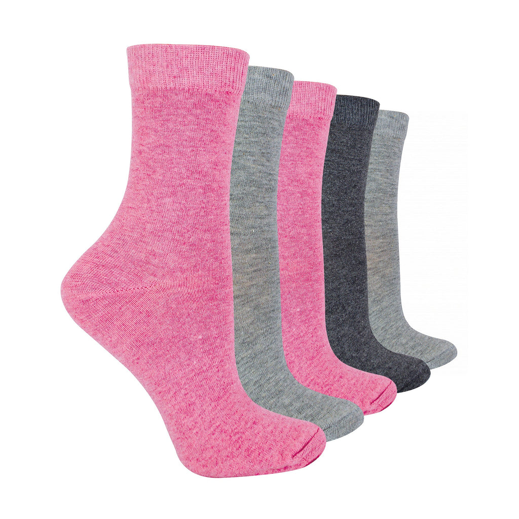 10 Pack Ladies Value Pack Heel & Toe Socks