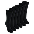 6 Pack Kids 100% Cotton Breathable Socks