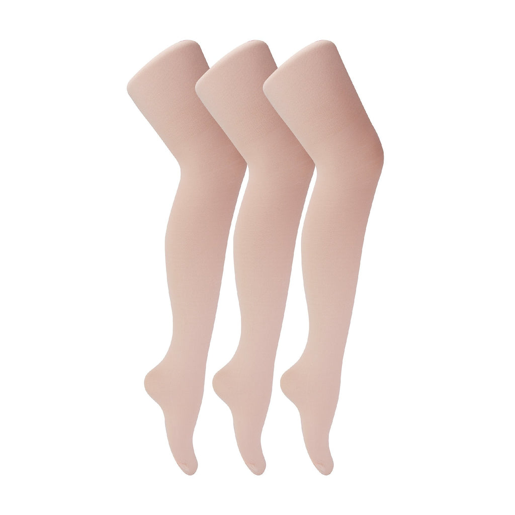 3 Pack Girls 70 Denier Soft Nylon Ballet Tights