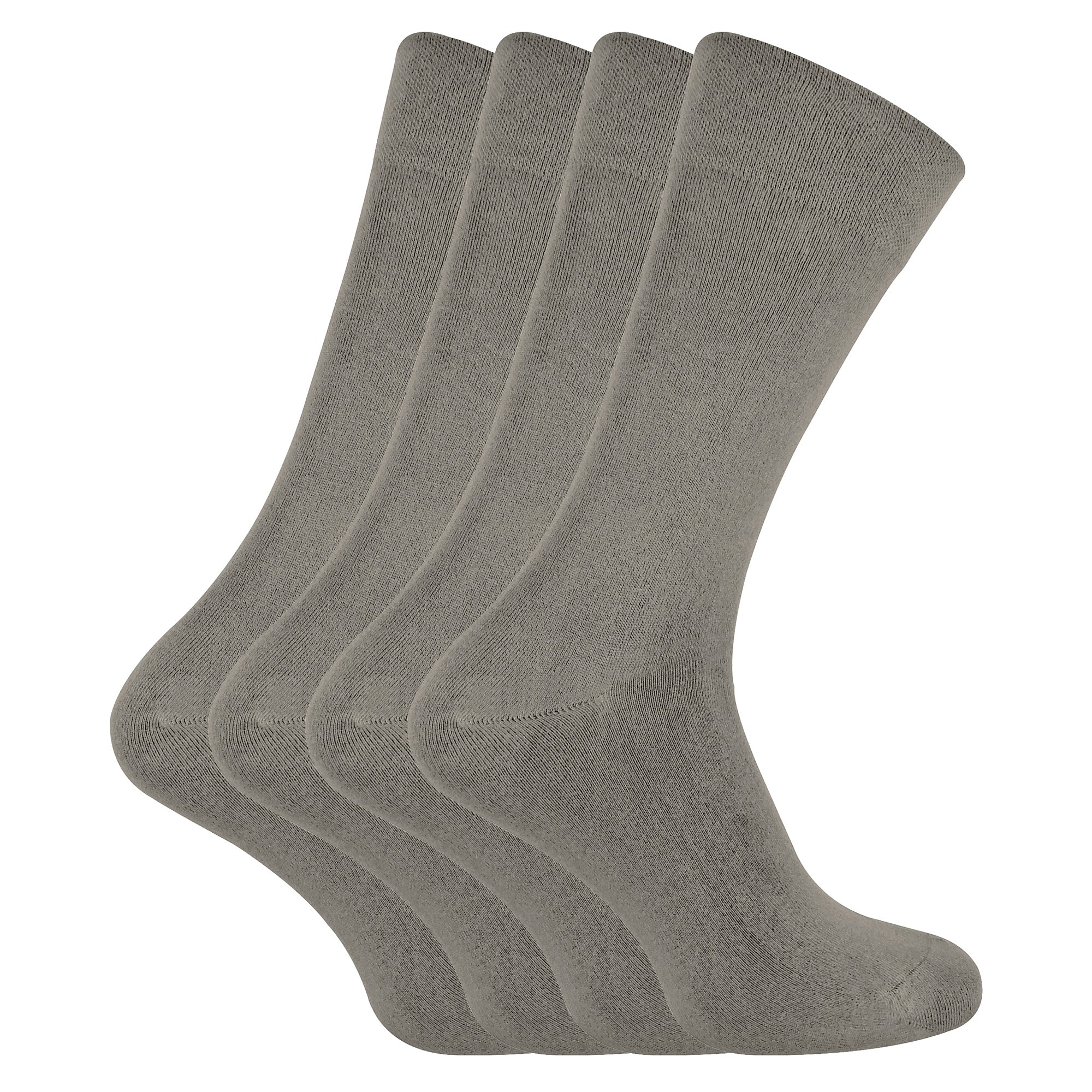 4 Pack Unisex Luxury Bamboo Crew Dress Socks