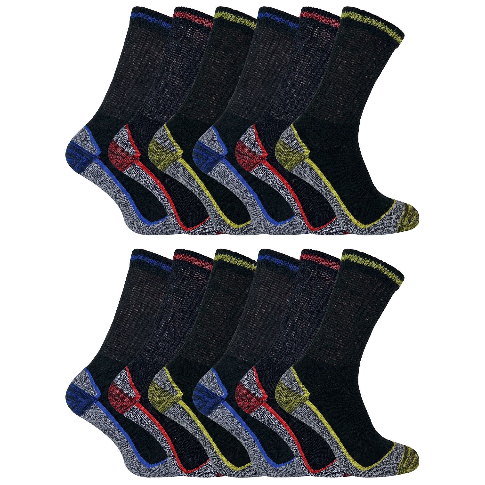 Mens / Ladies Summer Cotton Bamboo Work Socks (Multipack Options)