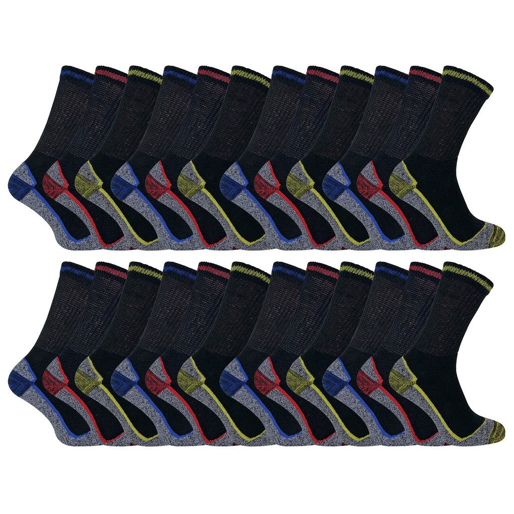 Mens / Ladies Summer Cotton Bamboo Work Socks (Multipack Options)