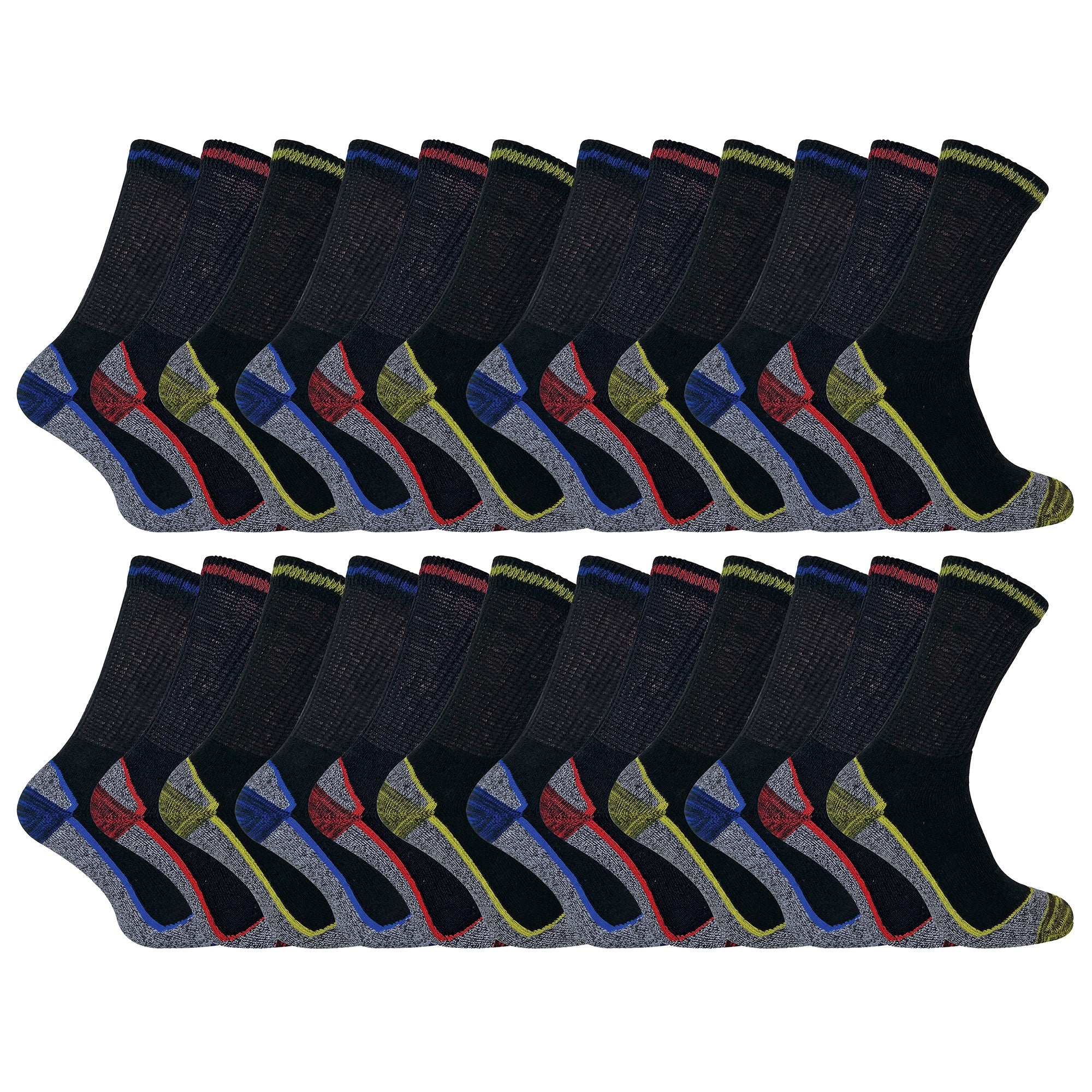 Mens / Ladies Summer Cotton Bamboo Work Socks (Multipack Options)