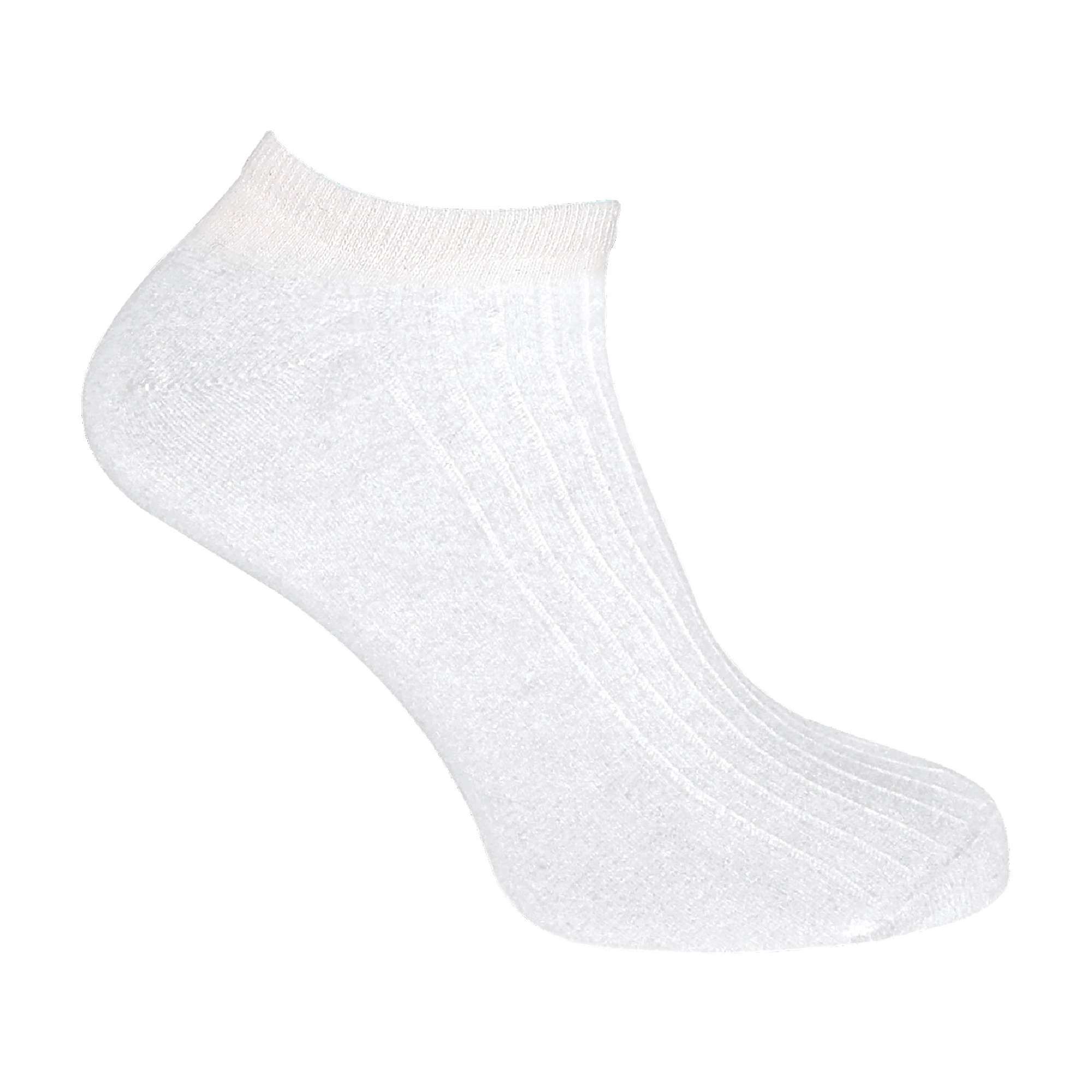 6 Pack Mens 100% Cotton Soft Breathable Ankle Trainer Socks