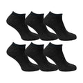 6 Pack Kids 100% Cotton Low Cut Ankle Socks