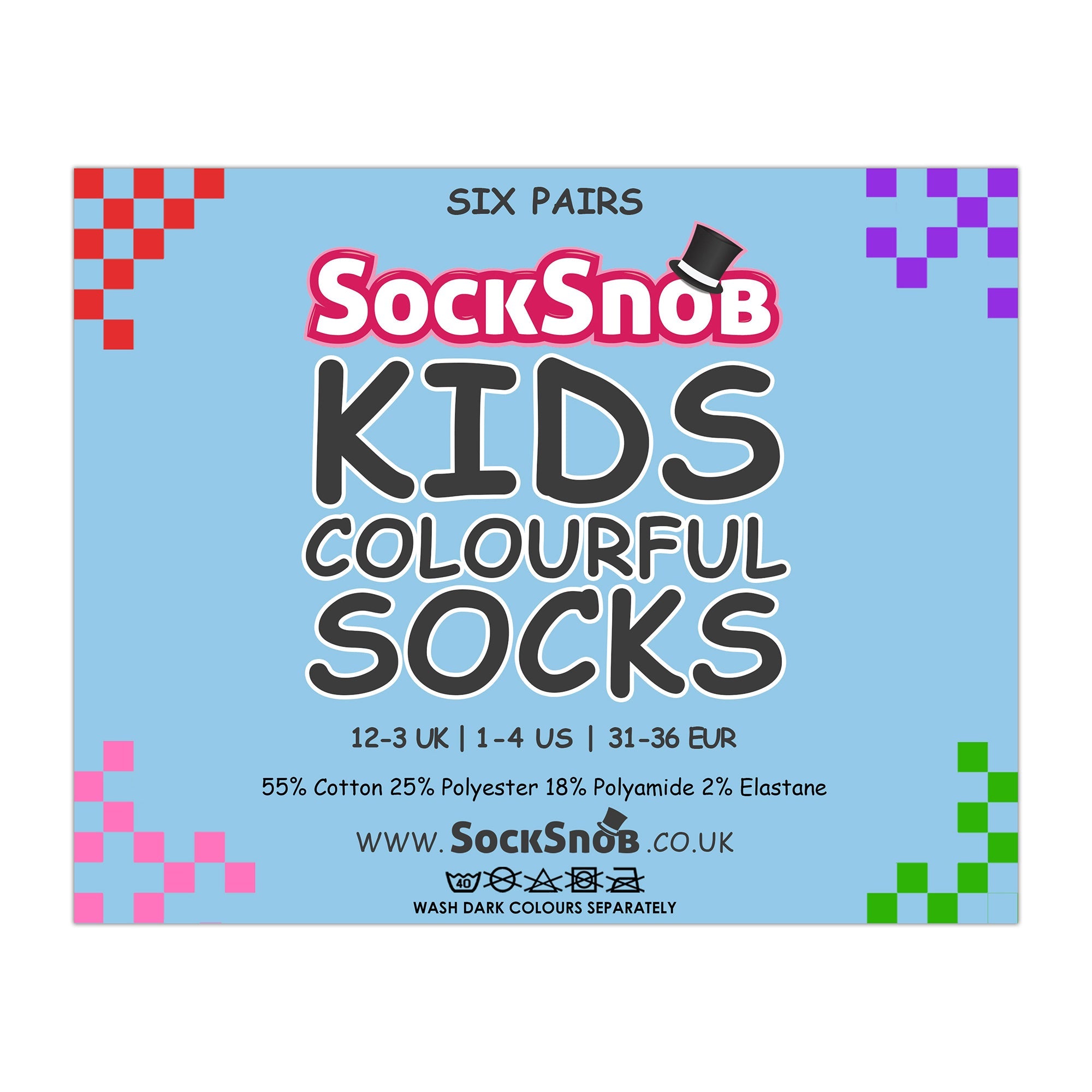 Multipack of Kids Cotton Rich Socks | School Socks for Boys & Girls