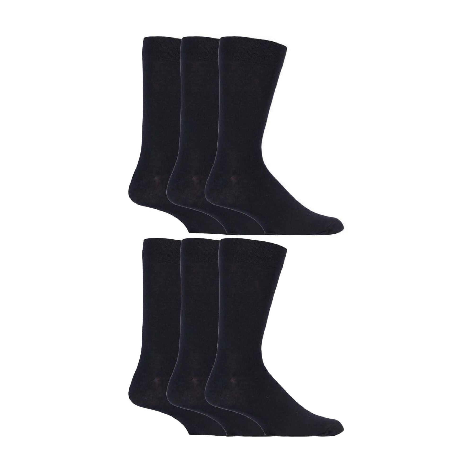 6 Pack Mens Colourful Striped Patterned Dress Cotton Socks