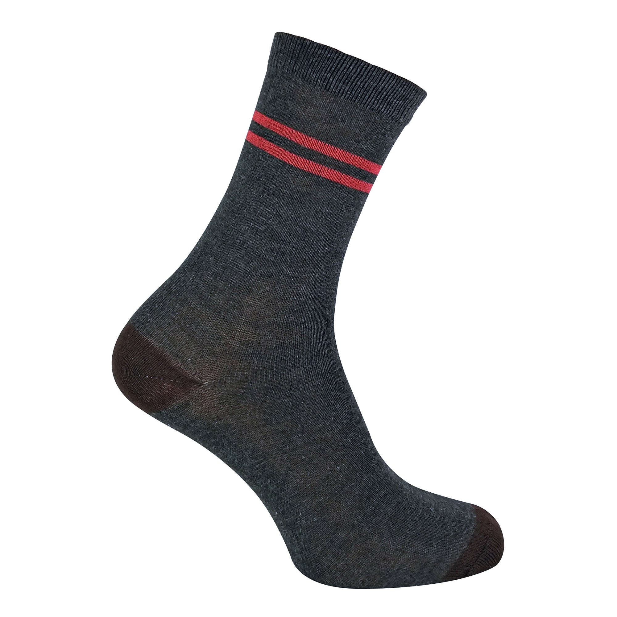 6 Pack Mens Blue Grey Argyle Striped Fashion Dress Socks