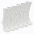 6 Pairs Mens Cotton Diabetic Socks - Soft Non Binding Everyday Comfort Socks