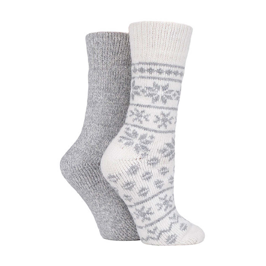 2 Pack Unisex Thick Heavy Winter Warm Wool Hiking Boot Socks