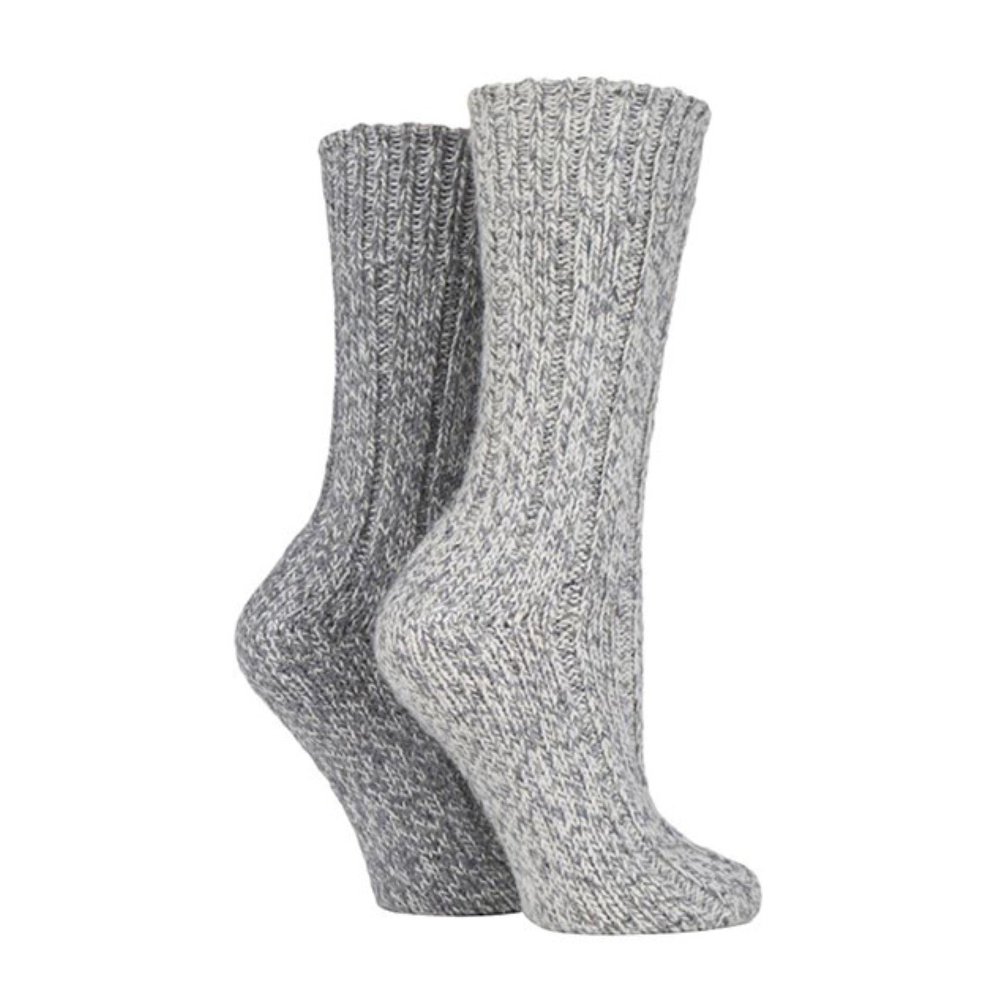 2 Pack Unisex Thick Heavy Winter Warm Wool Hiking Boot Socks