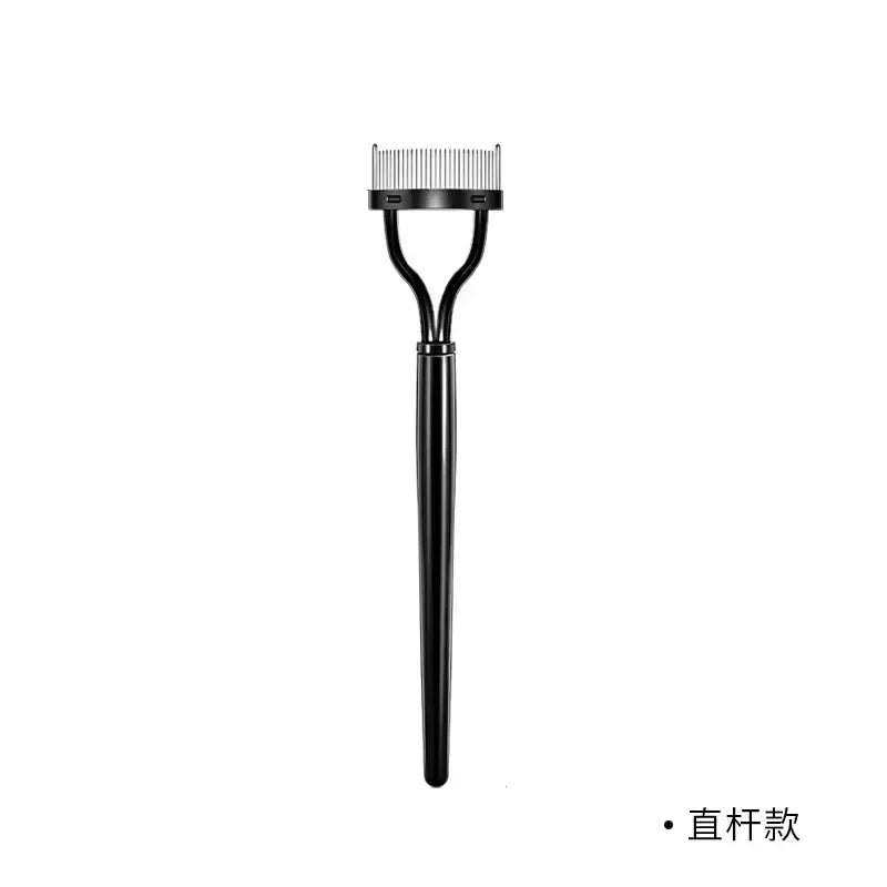 Eyelashs Brush Comb 1pc Eyelash Separator Metal Teeth Foldable Eye lash Curler Beauty Makeup Stainless Mascara Curl Make up Tool