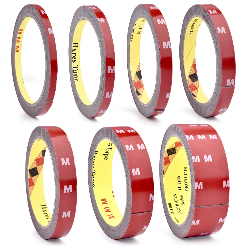 3Meters Strong Double Sided Adhesive Tape With High Viscosity For Automotive Use High Temperature Resistant Fixed Adhesive Patch