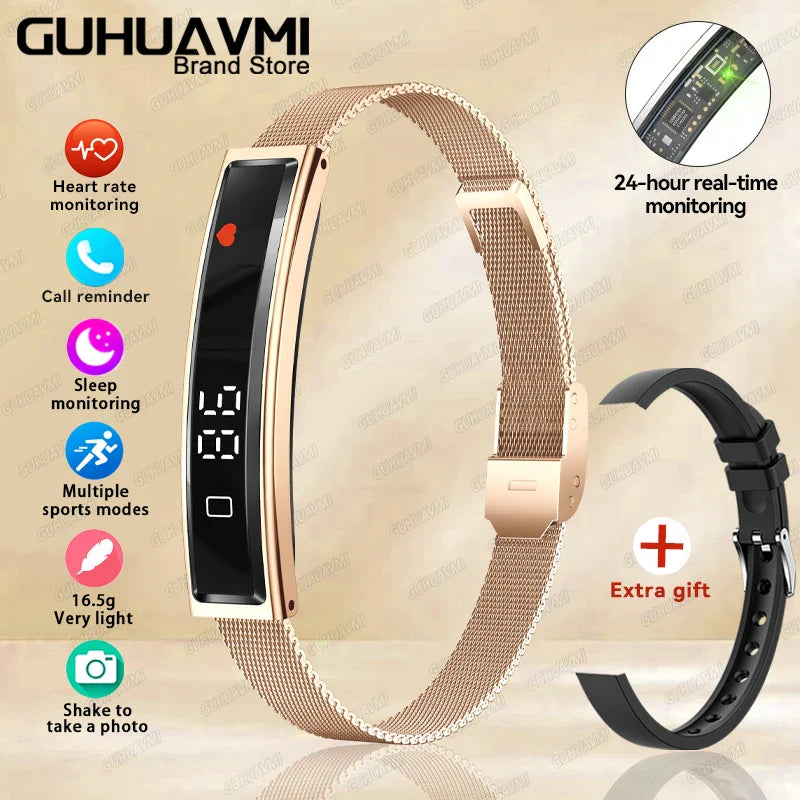 Health & Fitness Smart Bracelet with Heart, Sleep & Activity Tracking