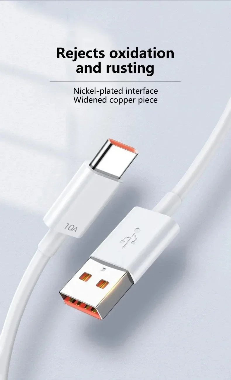 Original For Xiaomi 120W USB Type C Cable Tipo 6A 67W Turbo Fast Charging Mi 14 13 Ultra 13T Pro 12S Redmi Note 13 K70 Poco X6