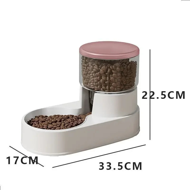 Pet Automatic Feeder Dog Water Bottle Large Capacity Cat Food Feeder Pet Water Dispenser Feeding Drinking Bowl Cat Accessories