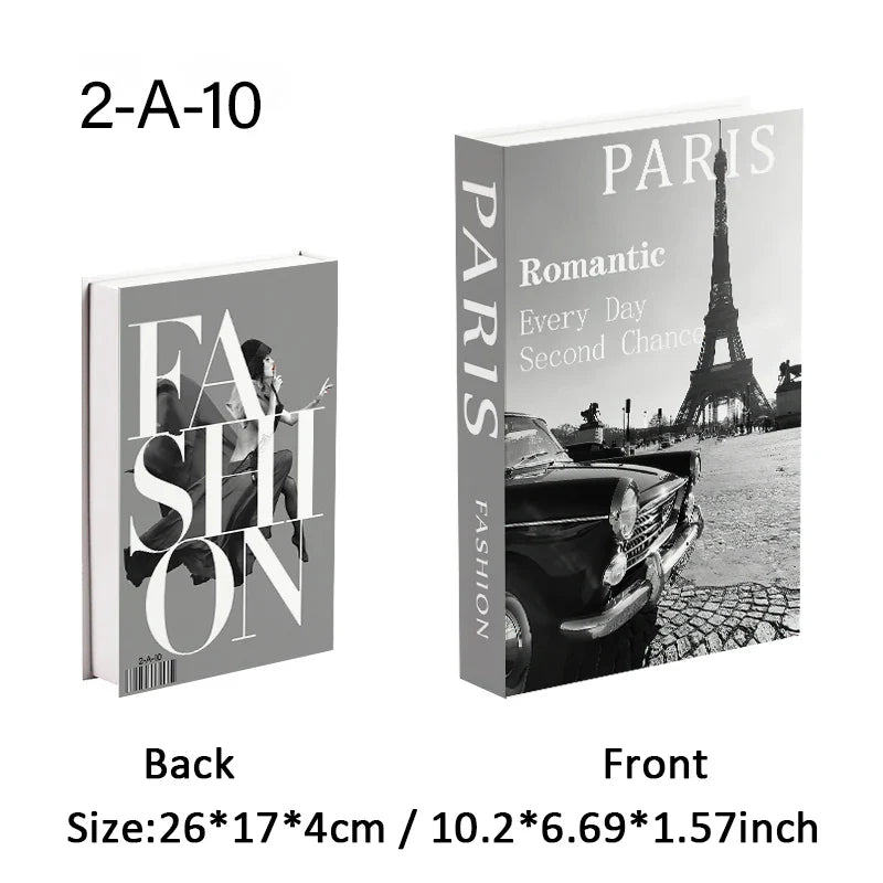 Travel City Decorative Display Books with Hidden Storage – Paris, London, New York, Tokyo & More