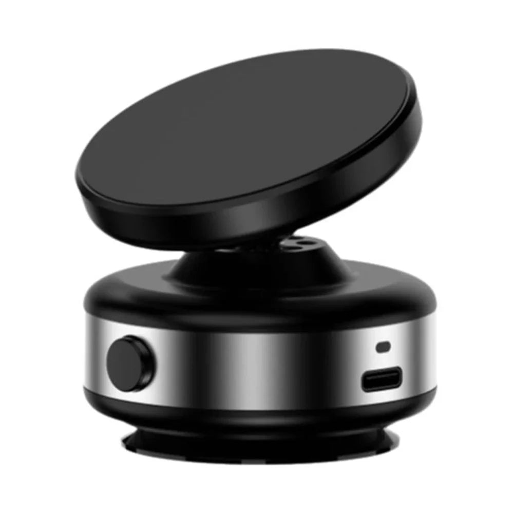 Car Magnetic Vacuum Adsorption Bracket 360 Degree Rotating Aluminum Alloy Mobile Phone Holder For 4.7-inch Or Above Smartphones