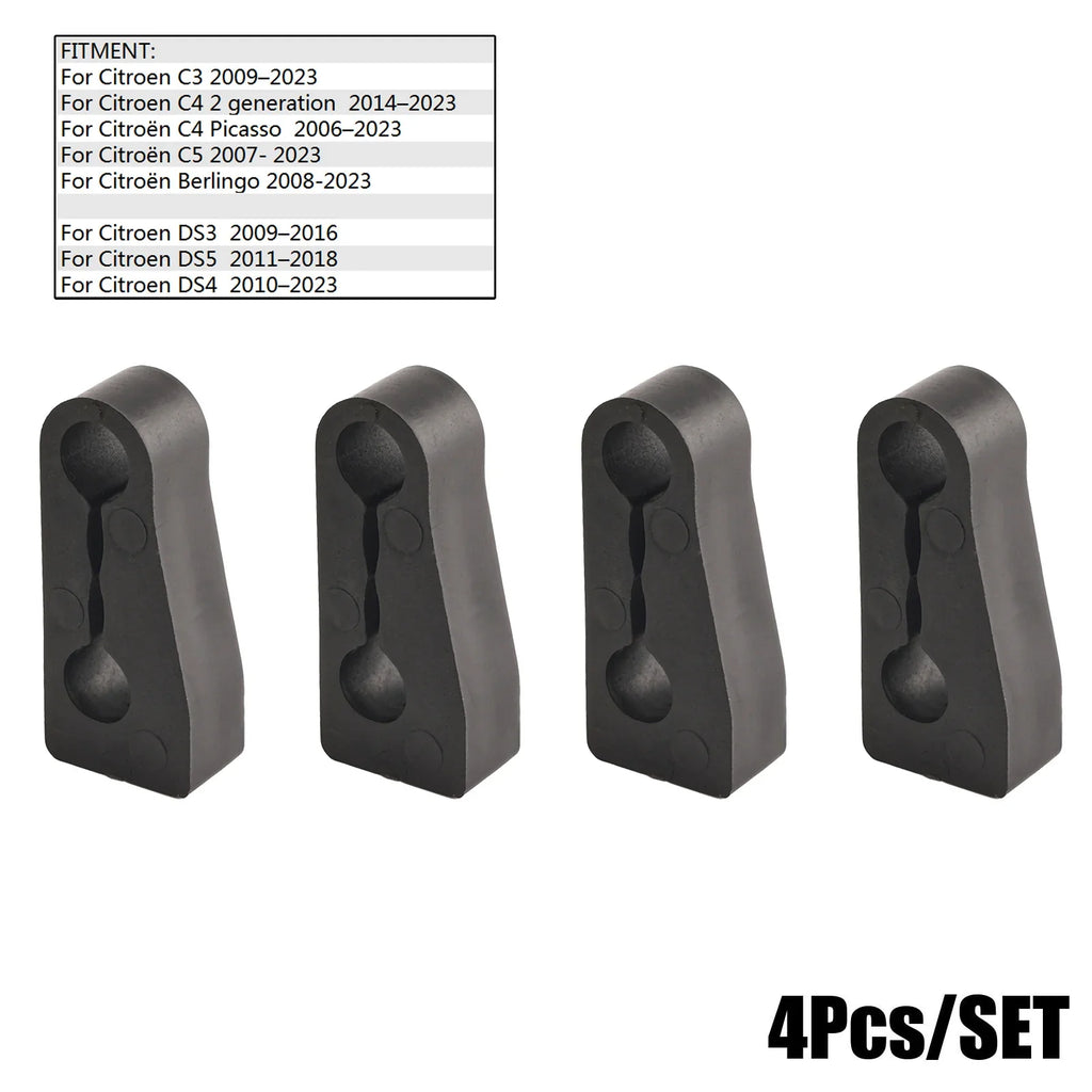 Car Door Lock Sound Deadener Damper Buffer For Citroen C3 C4 C5 DS3 DS4 DS5 Picasso Rattling Screaks Quiet Noise Deaf  Seal