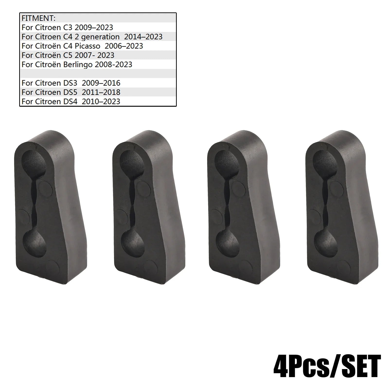 Car Door Lock Sound Deadener Damper Buffer For Citroen C3 C4 C5 DS3 DS4 DS5 Picasso Rattling Screaks Quiet Noise Deaf  Seal