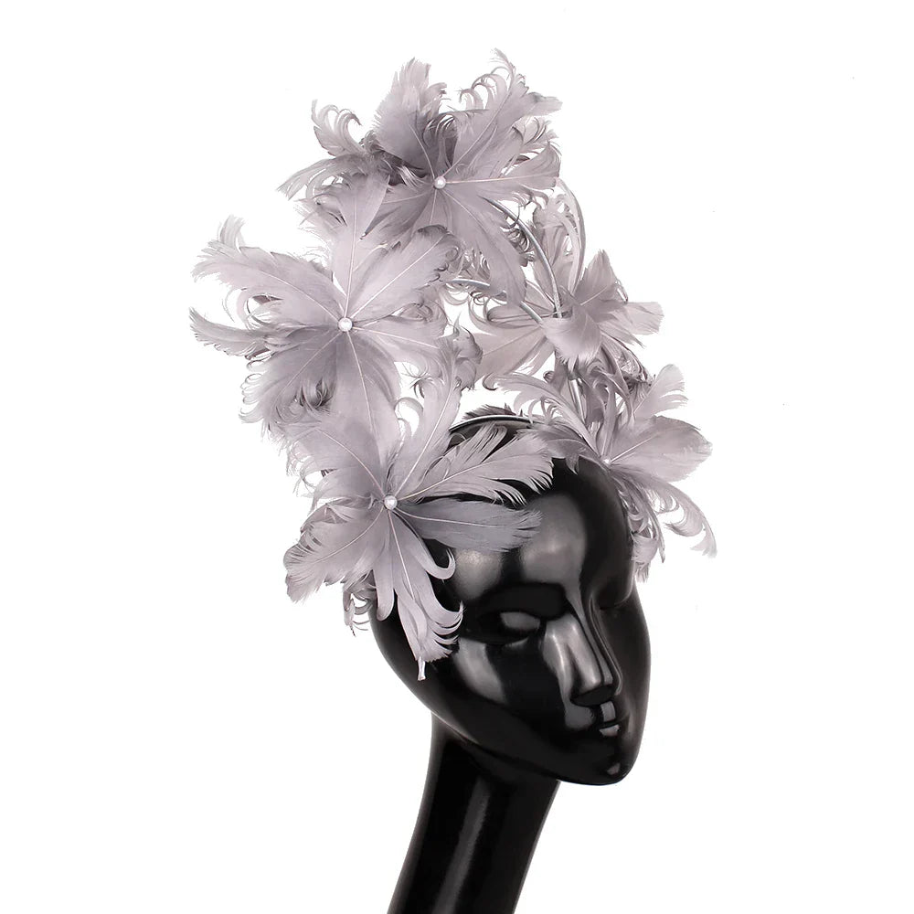 Elegant Women Wedding Hair Fascinator Accessories Headband Bridal Party Show