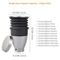 Coffee Bean Grinder Aluminum Single Dose Hopper Coffee Grinder Bean Bin BlowCleaning Tools For Eureka Mignon Grinder Accessories