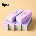 4 Sides Sponge Nail Buffers Colorful Sanding Buffing Block Grinding Polishing Nail File 4 Sided Professional Nail Manicure Tool