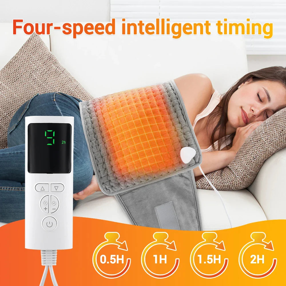 Electric Heating Waist Belt Warm Thermal Pad Office Home Temperature Control Waist Belt Warming Back Hand Warmer