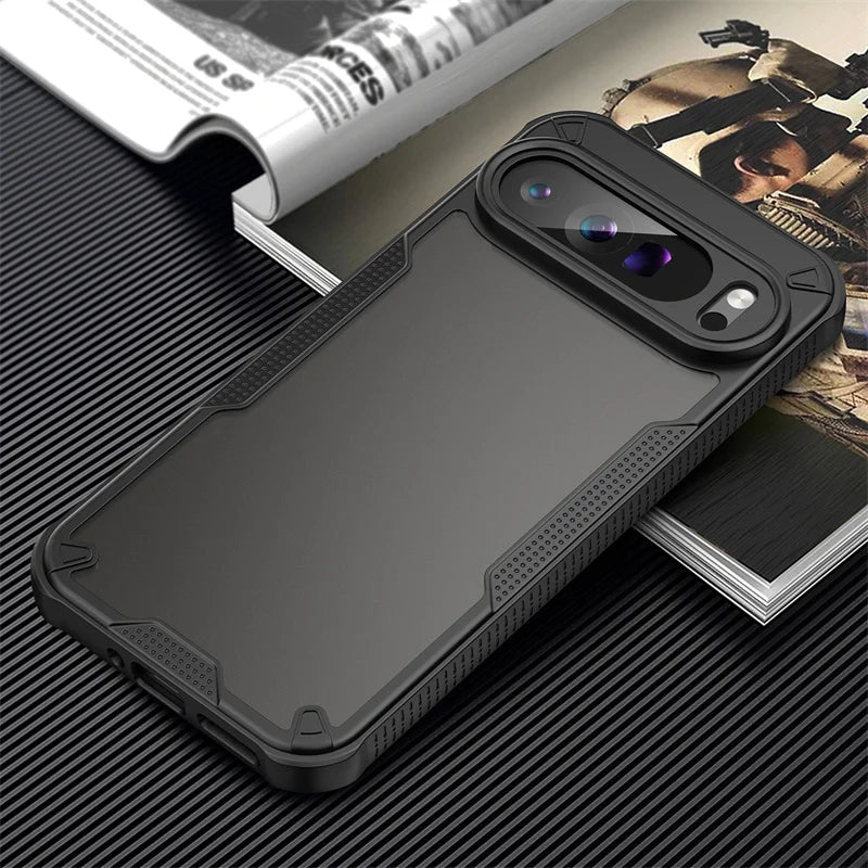 Hybrid Rugged Protective Cover For Google Pixel 9 Pro XL 8 Pro 9A 8A Case Shockproof Coque Fundas Capa