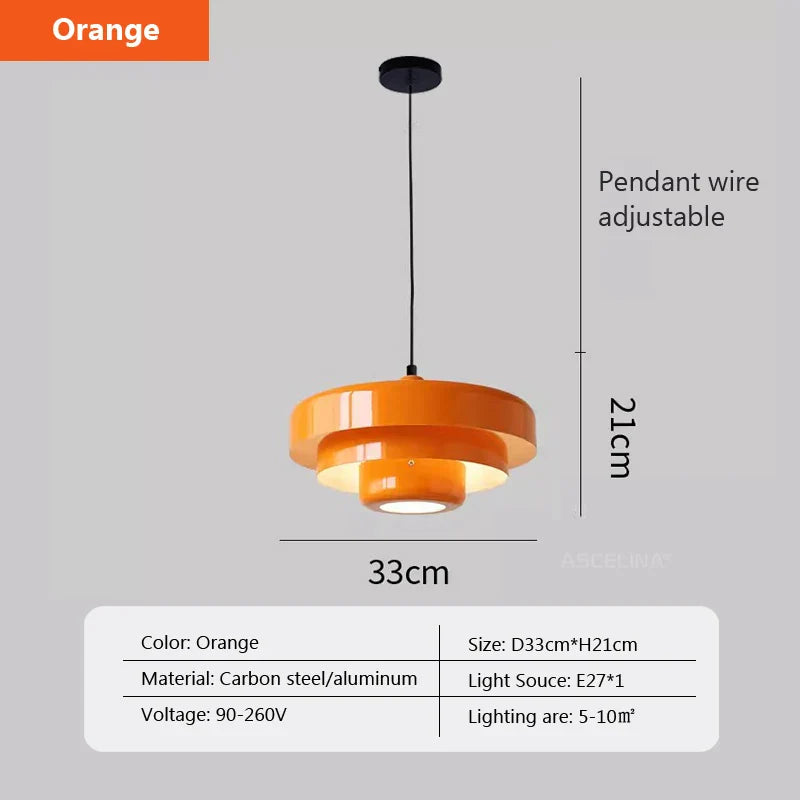 Nordic Pendant Light – Modern Aluminum Ceiling Lamp for Home & Dining