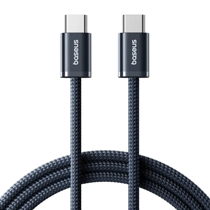 Baseus 100W USB C Cable For iPhone 16 15 Plus Pro Max Type C Cable For Macbook Pro ipad PD Fast Charger Cord Type-C Cable