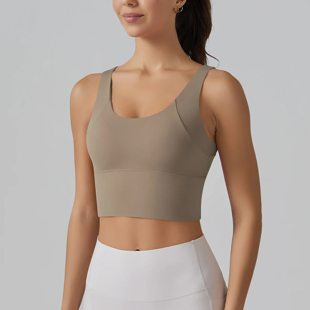 Yoga Bra Underwear Women Summer Shockproof Bra Beautiful Back Sports Running External Wear Training Fitness Yoga Tank Top Bra