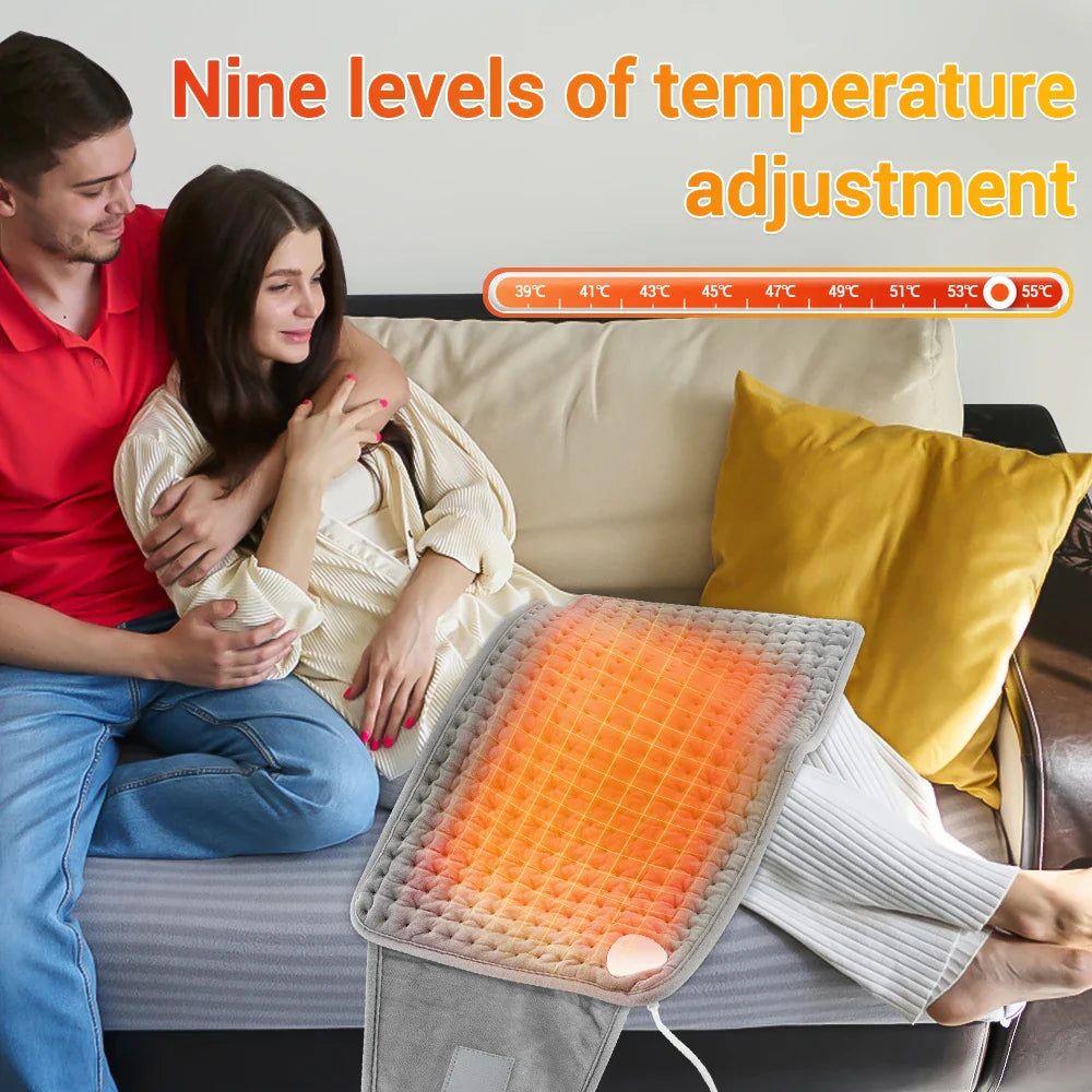 Electric Heating Waist Belt Warm Thermal Pad Office Home Temperature Control Waist Belt Warming Back Hand Warmer
