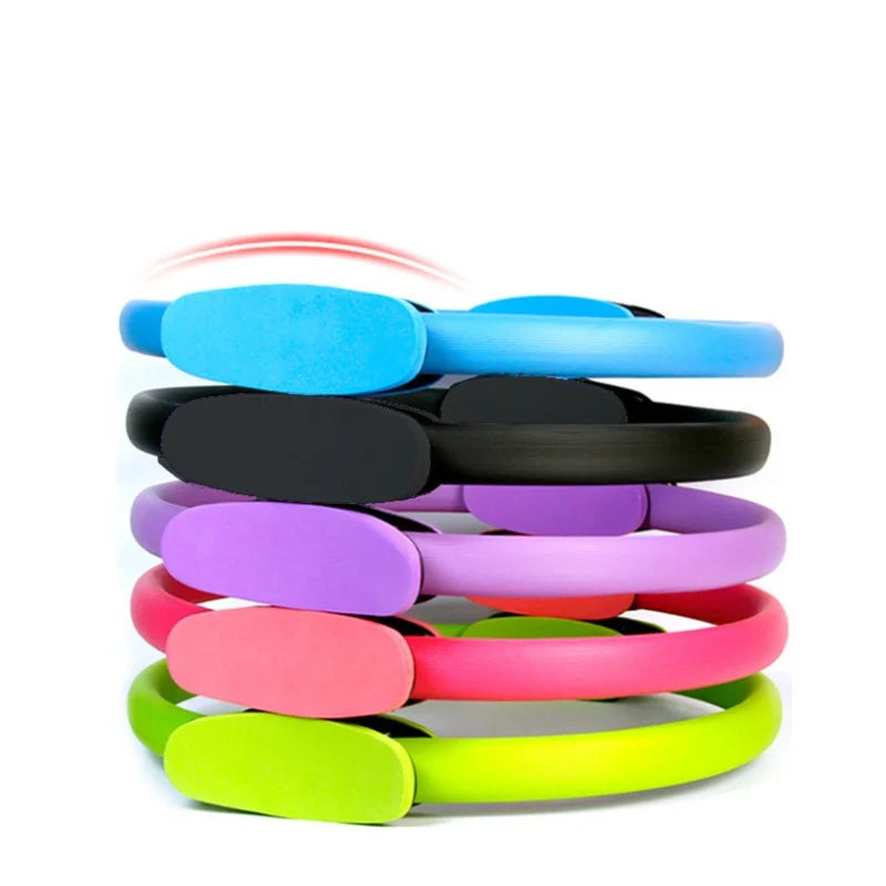 Yoga Fitness Ring Circle Pilates Women Girl Exercise Home Resistance Elasticity Gym Workout Accessories