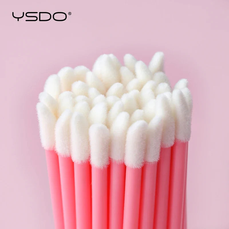 5/50/100 Pcs Lip Brushes Disposable Cosmetic Lip Brush Lipstick Lip Glossy Wands Cleaner Applicator Eyeshadow Makeup Brush Tool
