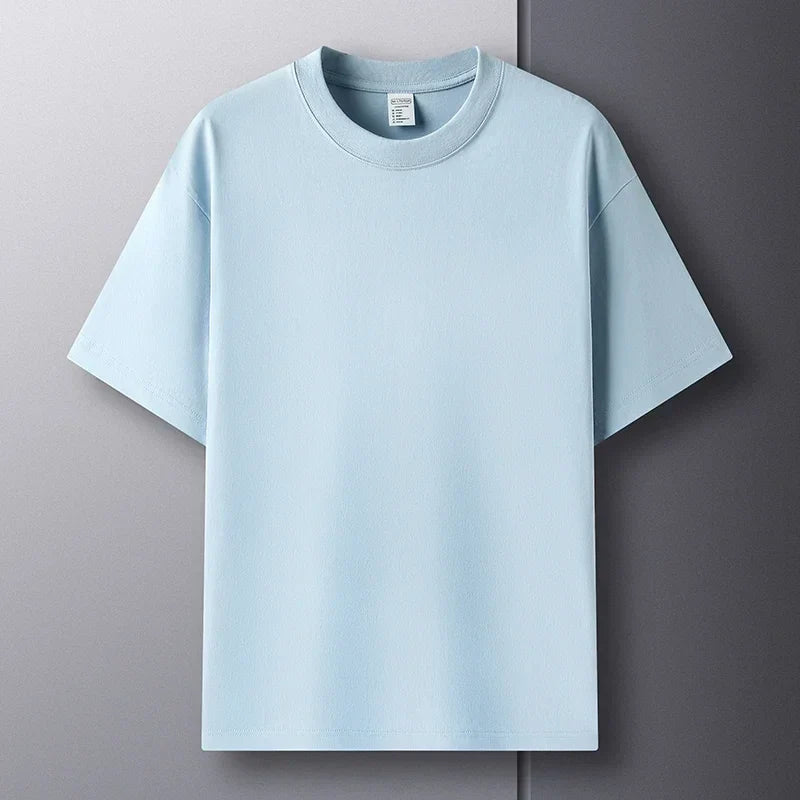 Men’s 100% Cotton Classic T-Shirt – Short Sleeve Crew Neck