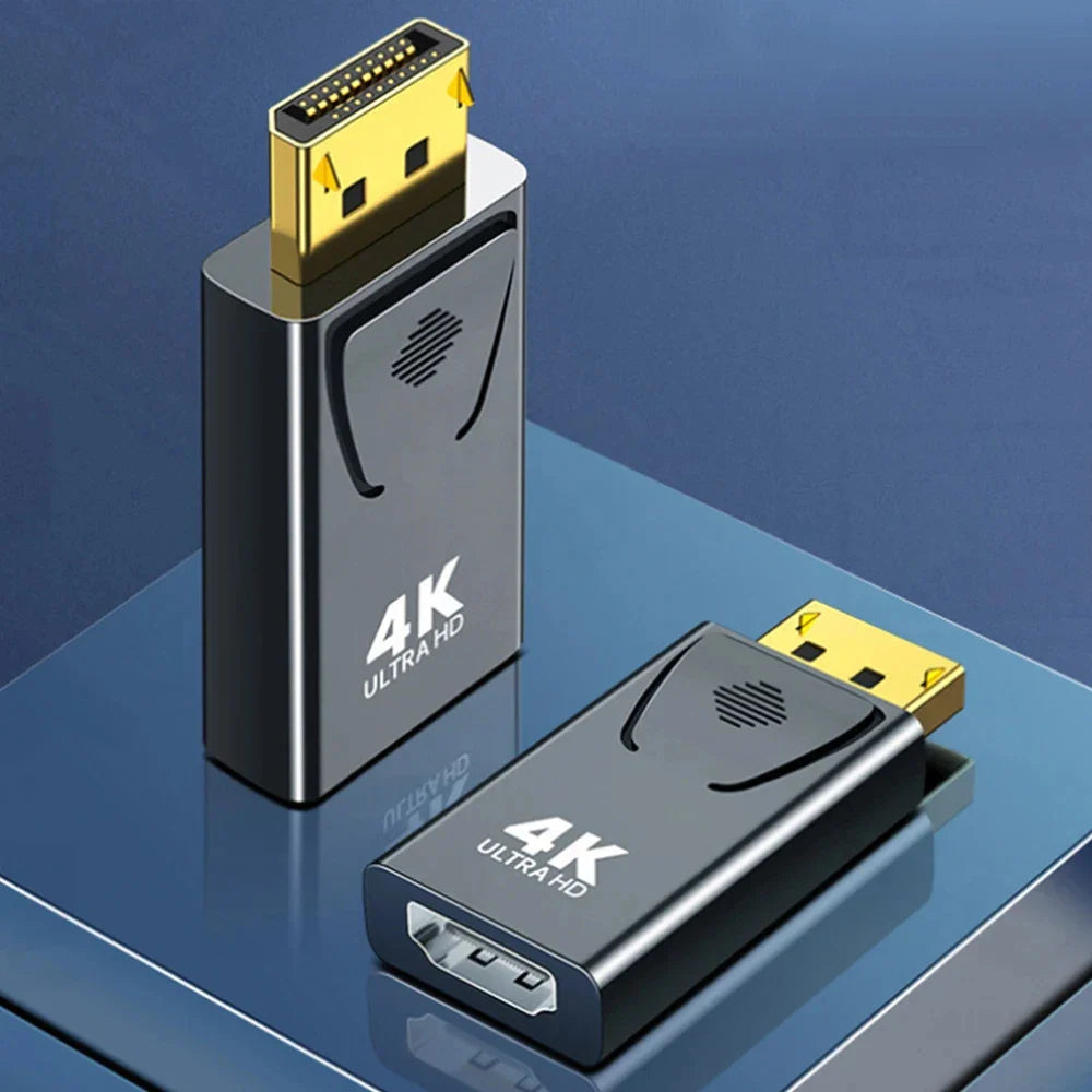 DisplayPort to HDMI-Compatible 4K 1080P Adapter DP Male to Female HD TV HDMI-Compatible Video Audio Cable for PC TV Laptop